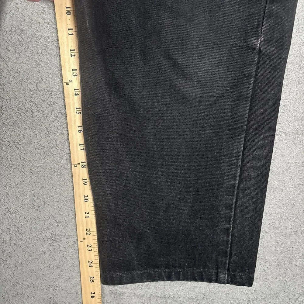 Vintage 90s Levi’s 550 Relaxed Fit Jeans Black Mens Size 42x30 Fits 40x25 Grunge